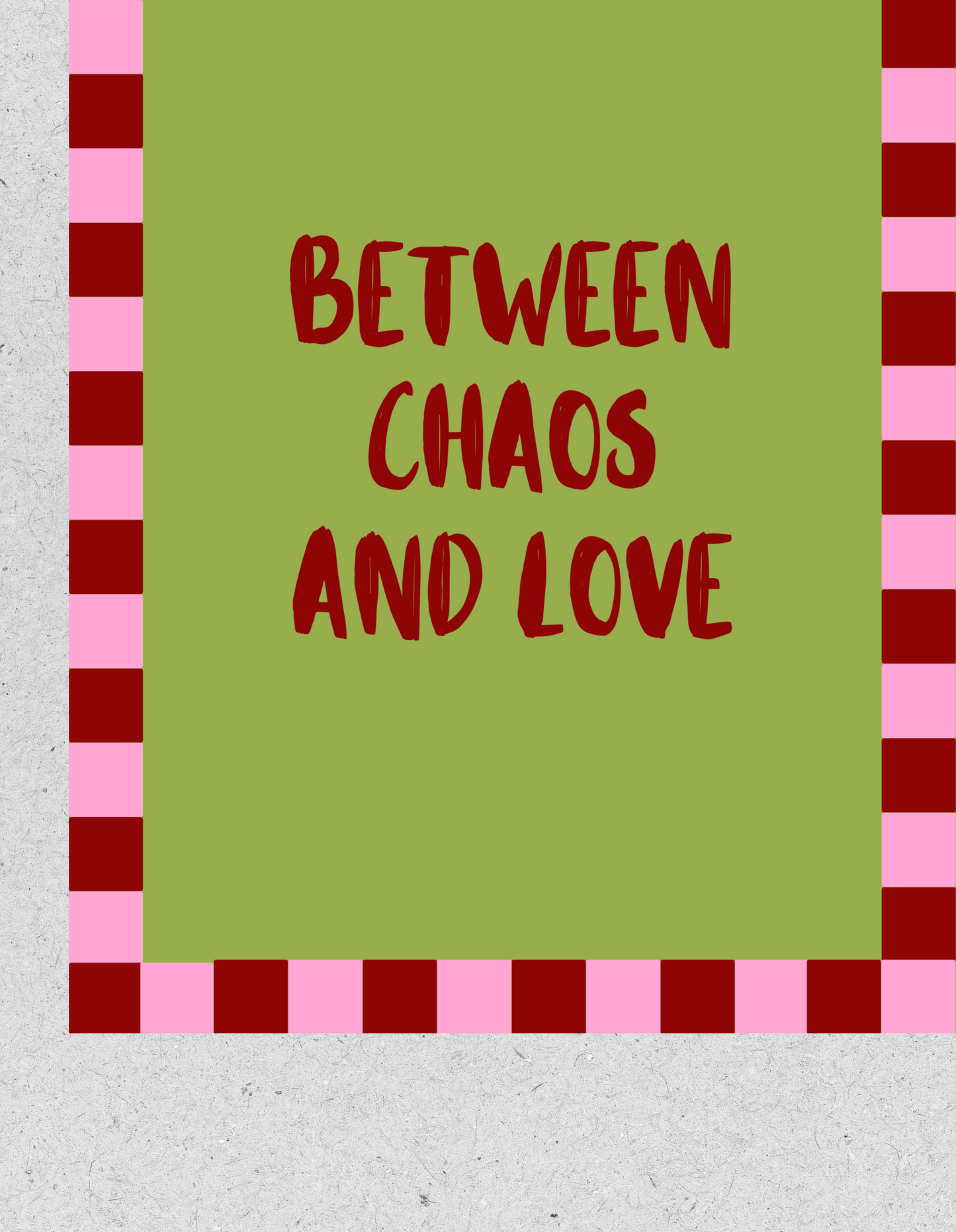 FineArt Print "Between chaos and love" | Poster 30x40cm