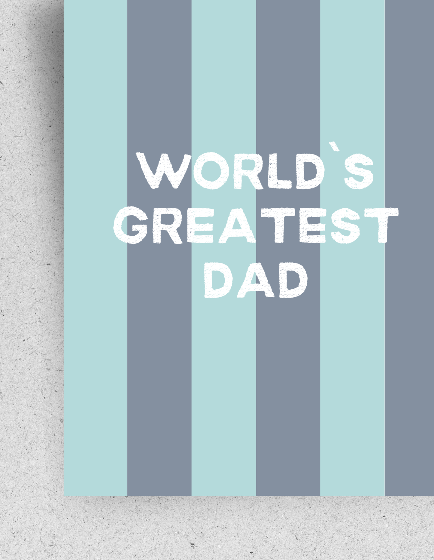 Postkarte "World`s greatest dad"