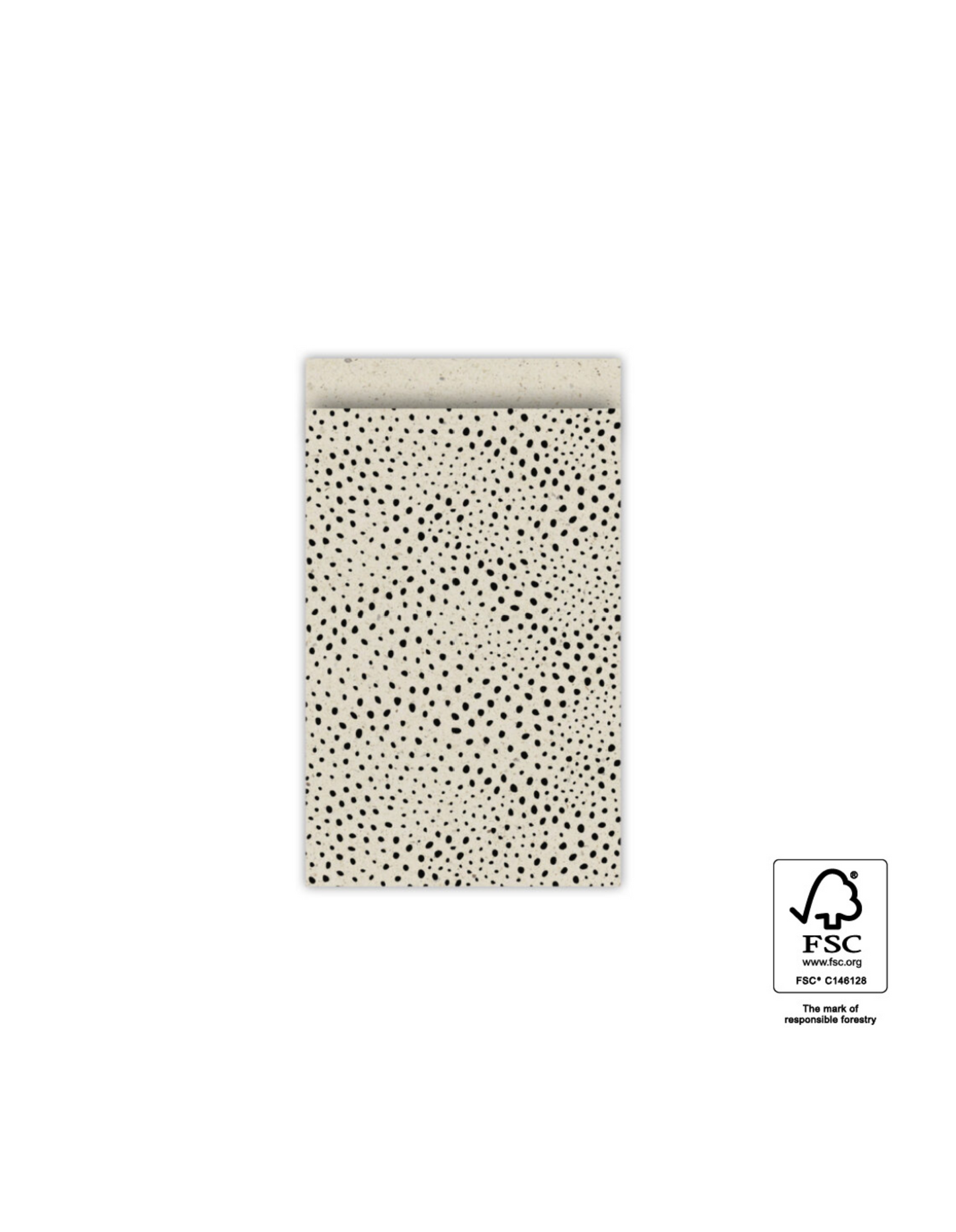 Flachbeutel "Dots" aus Graspapier | 2x Größen | 5 Stück pro Set