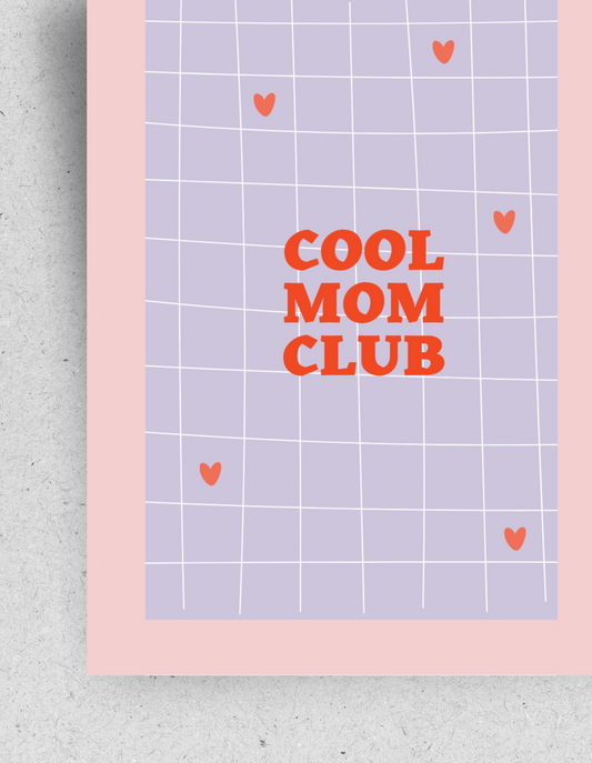 Karte "Cool Mom Club" / mit Umschlag