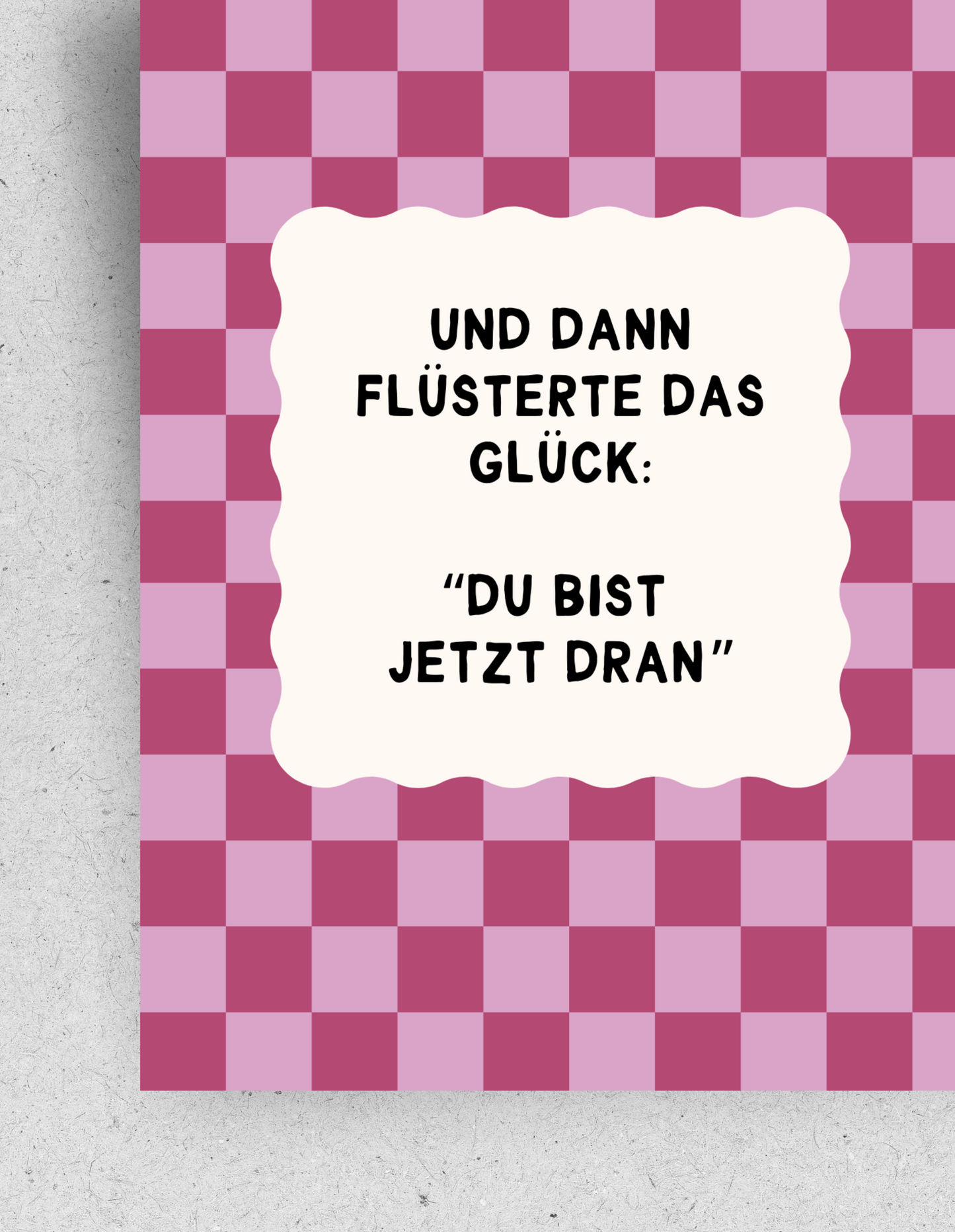 Postkarte "Glücklich" | Recyclingpapier