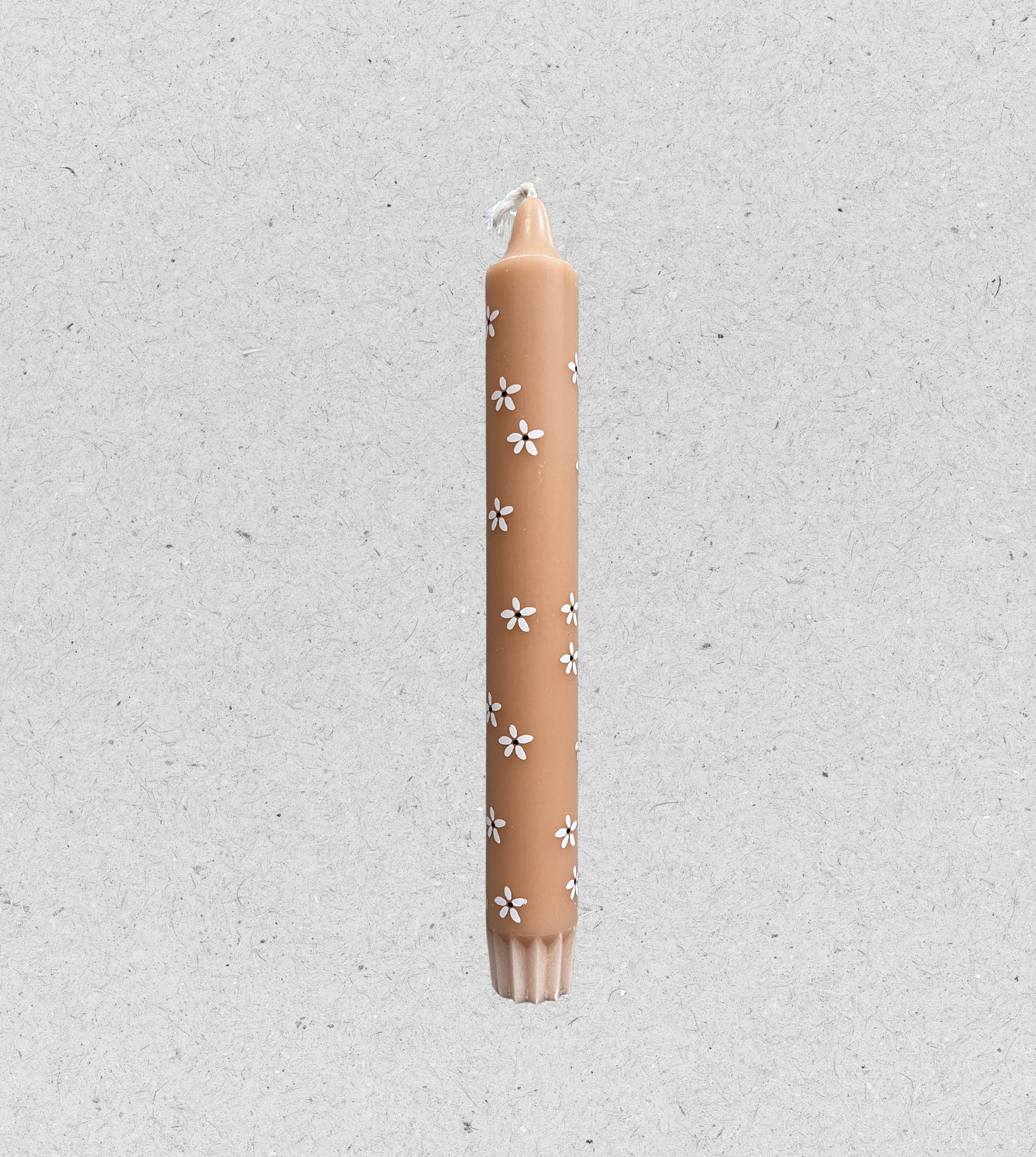 Stabkerze "Flowers" | Light Orange | Rustik Lys | by Kimmi