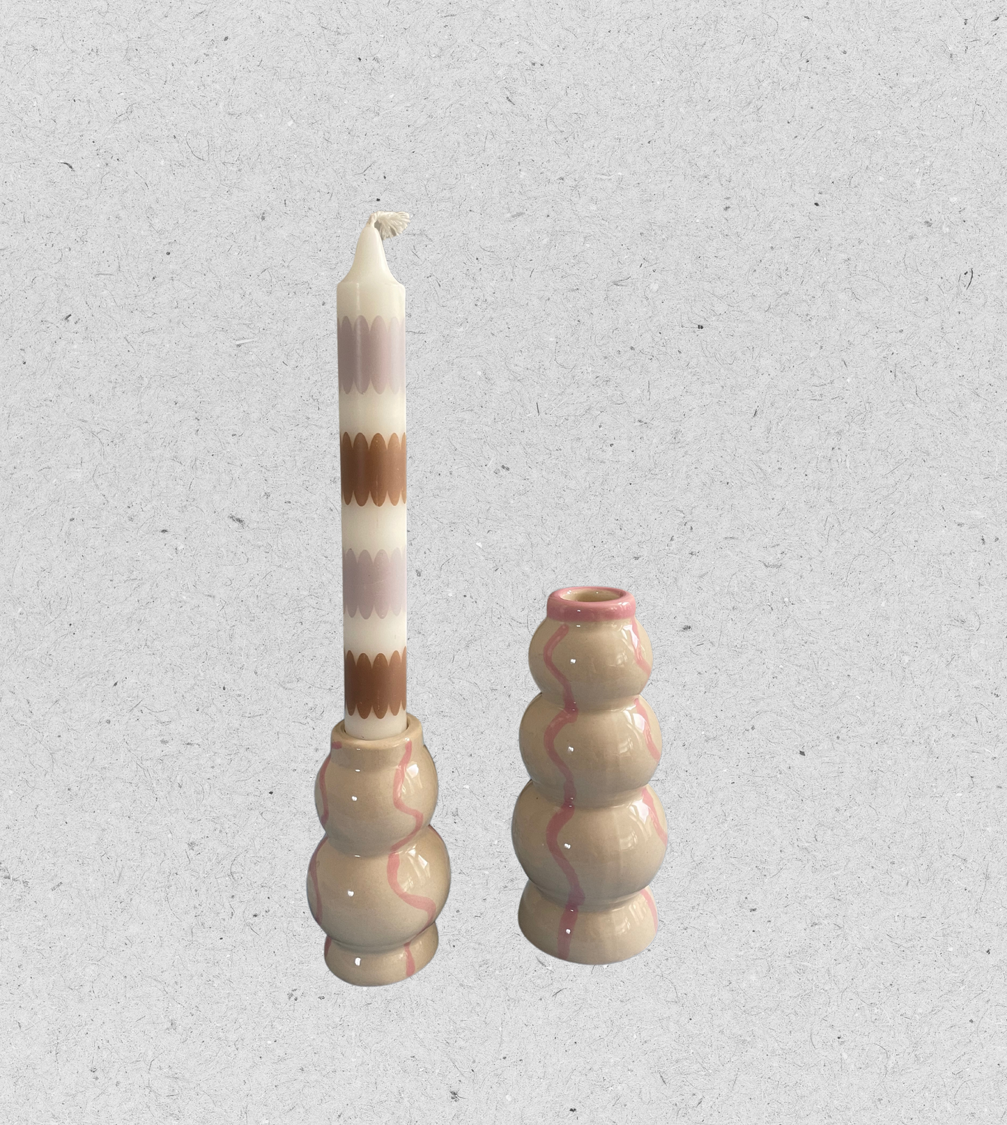 Kerzenhalter | Smile | Rosa | groß