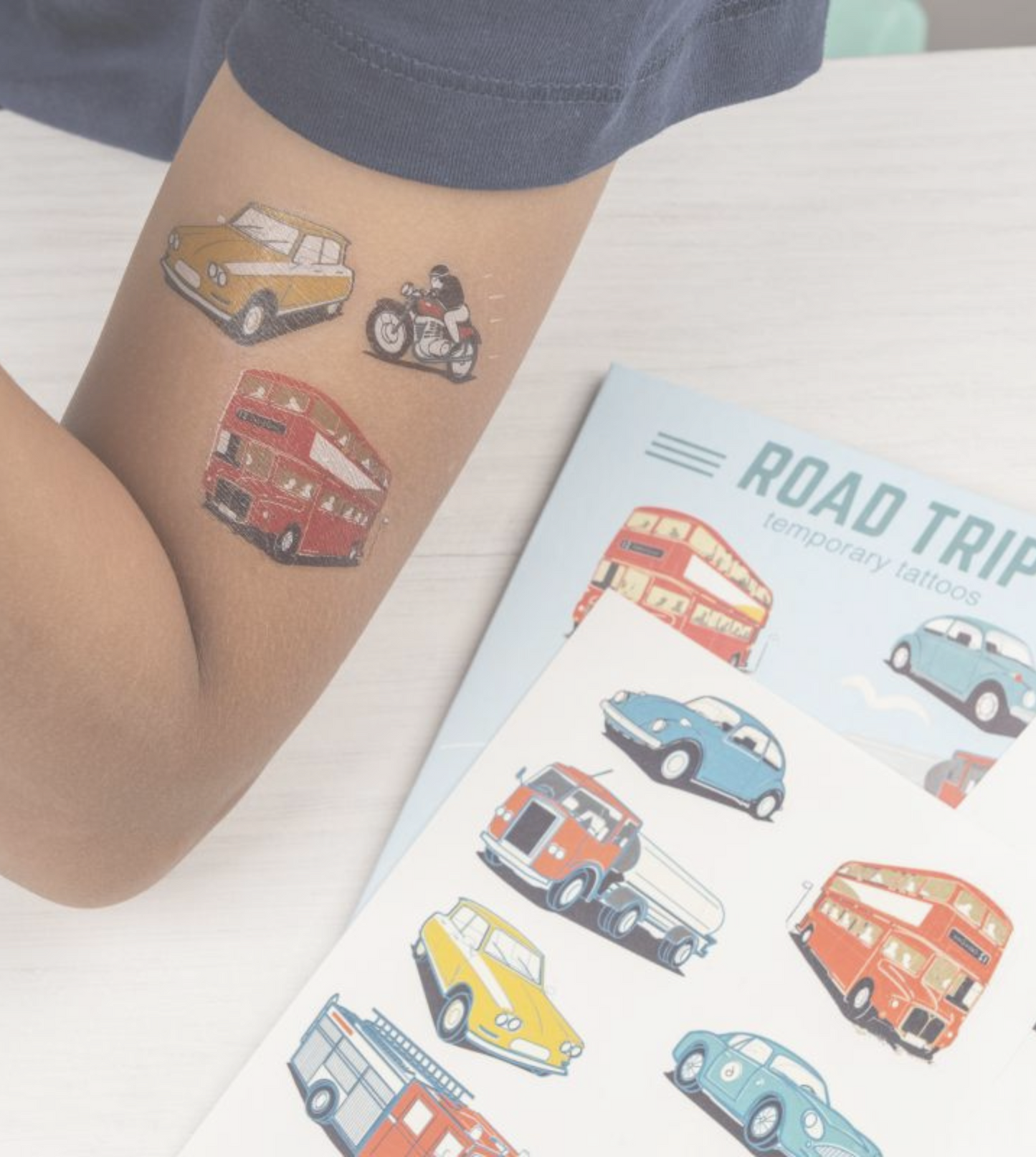 Kids Tattoo "Road Trip" | 20 Stück