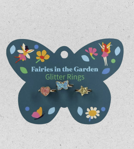 Glitzerringe Feen | Rex London | 3er Set
