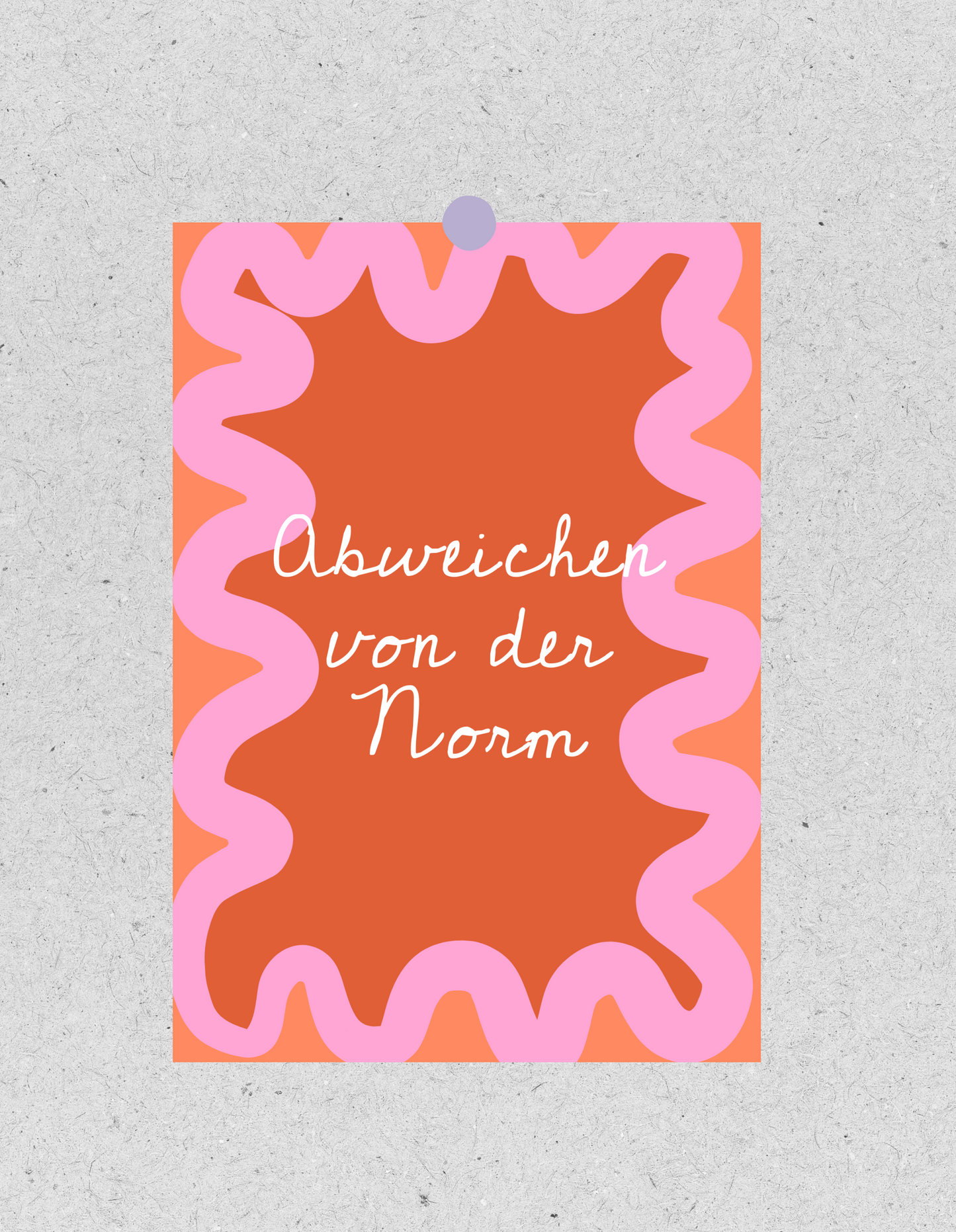 FineArt Print "Abweichen von der Norm" | Poster 30x40cm