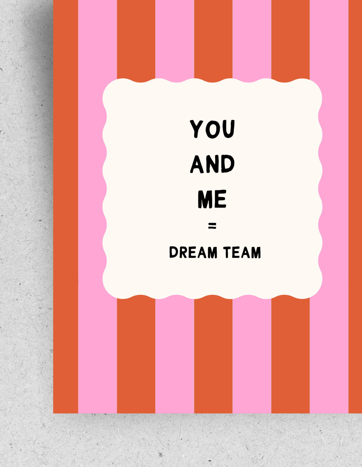 Postkarte "Dream Team" | Recyclingpapier