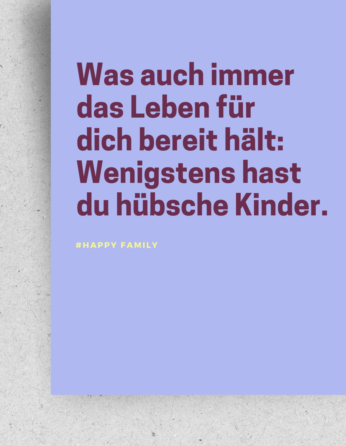 Postkarte "Happy Family"