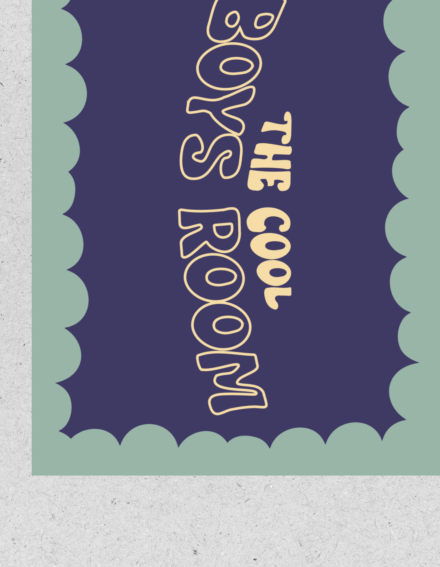 Kids FineArt Print "The cool boys room"