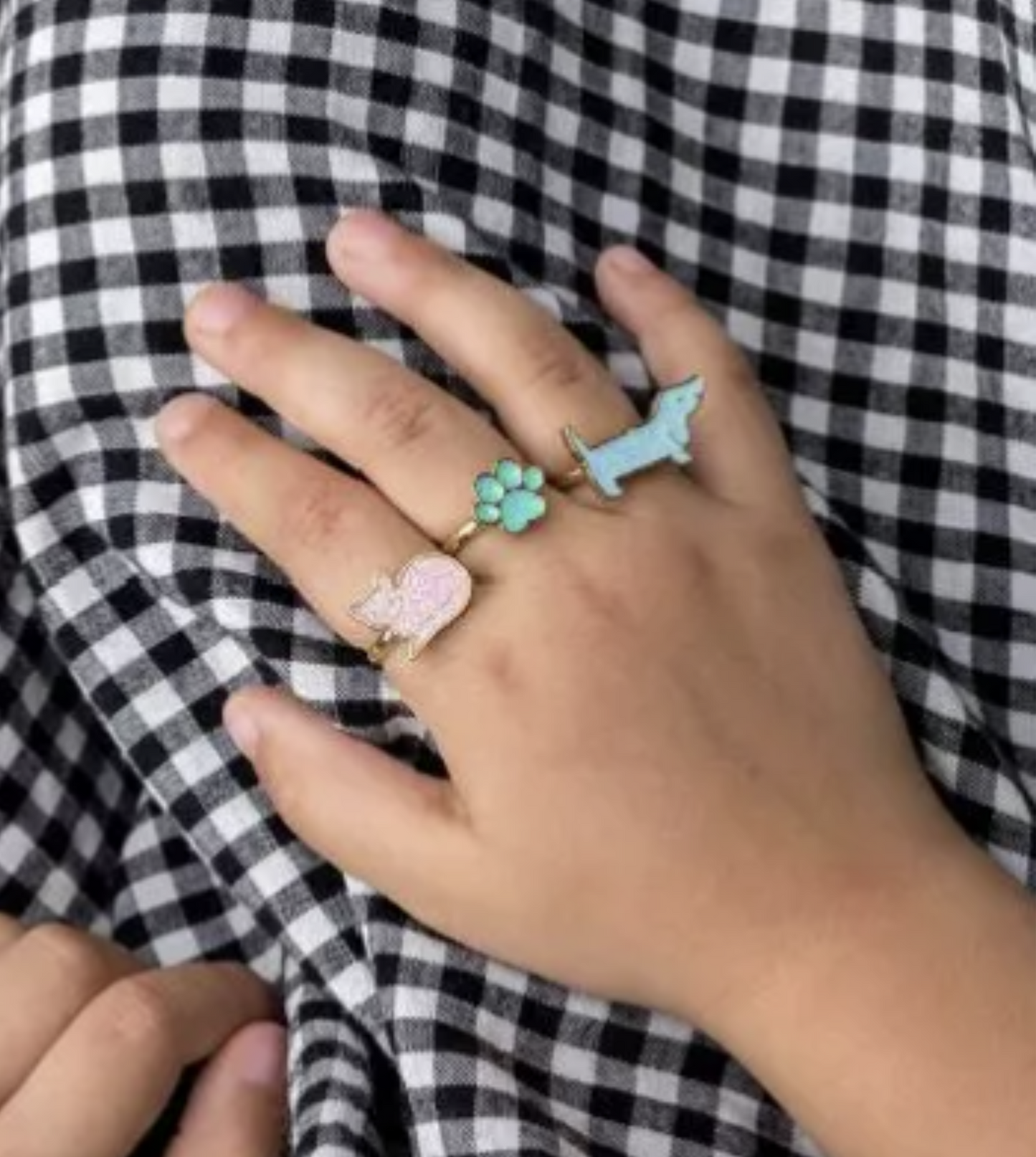 Glitzerringe Tiere | Rex London | 3er Set