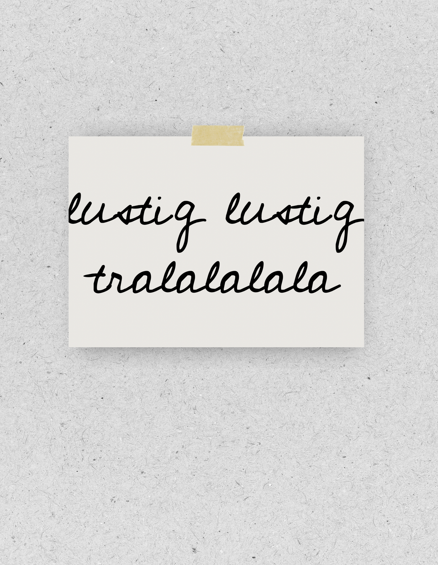 X-Mas Postkarte "Lustig Lustig" | Recyclingpapier