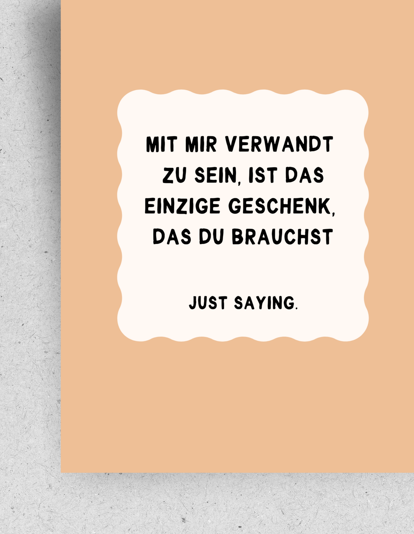 Postkarte "Funny Birthday" | Recyclingpapier