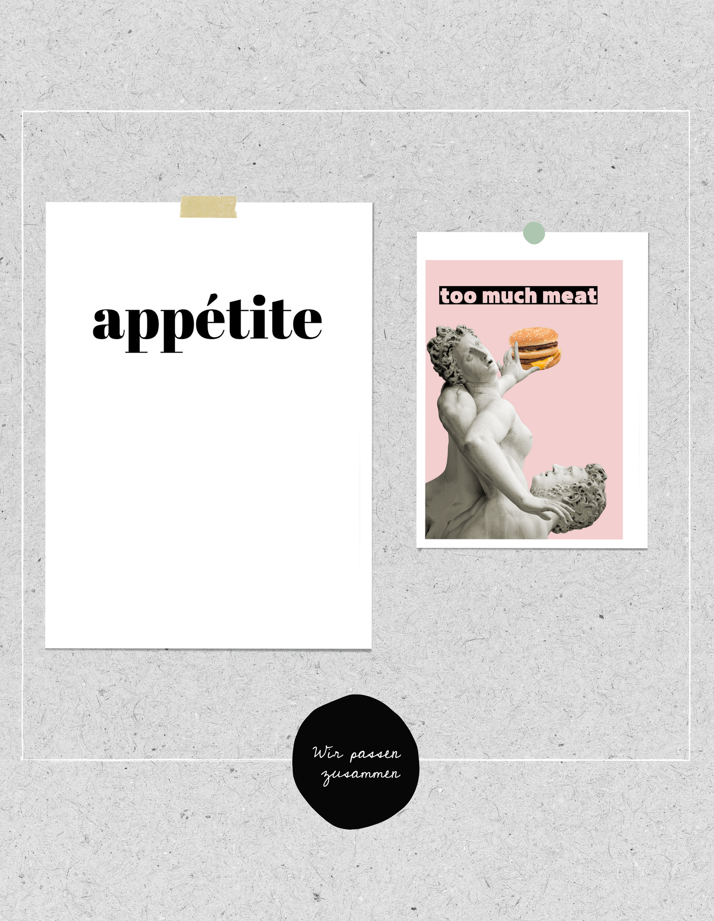 FineArt Print "Appétite" Schwarz
