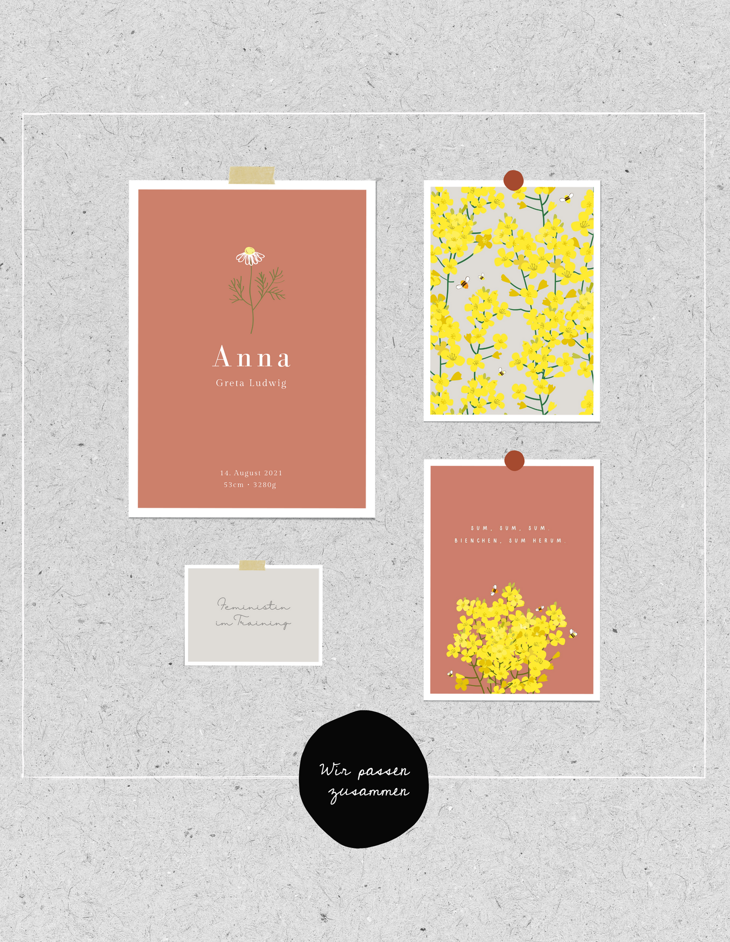 Kids FineArt Print "Blossom" | personalisierbar