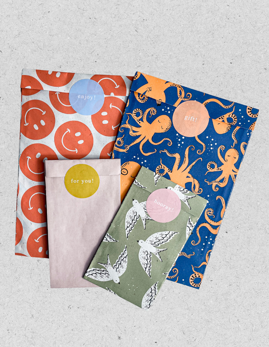 Geschenkaufkleber Set Text | 12 Stück | 35 mm