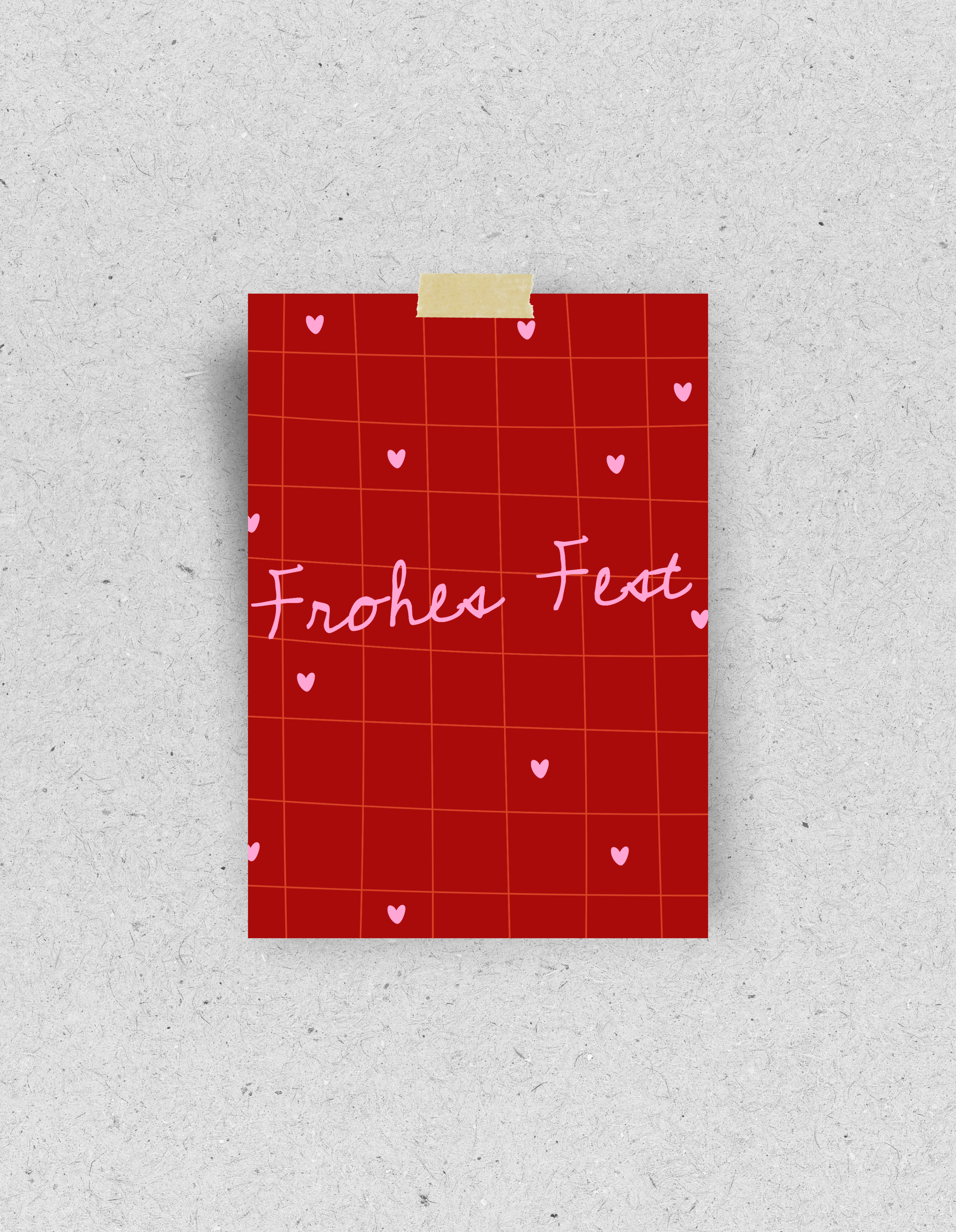 X-Mas Postkarte 