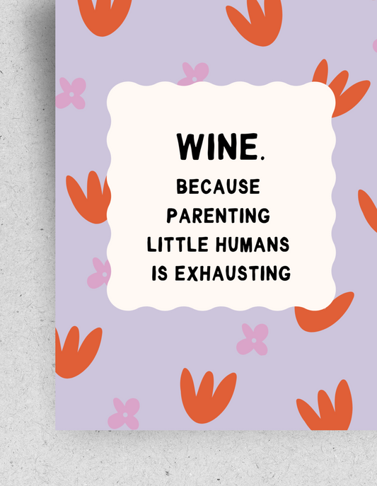 Postkarte "Wine" | Recyclingpapier