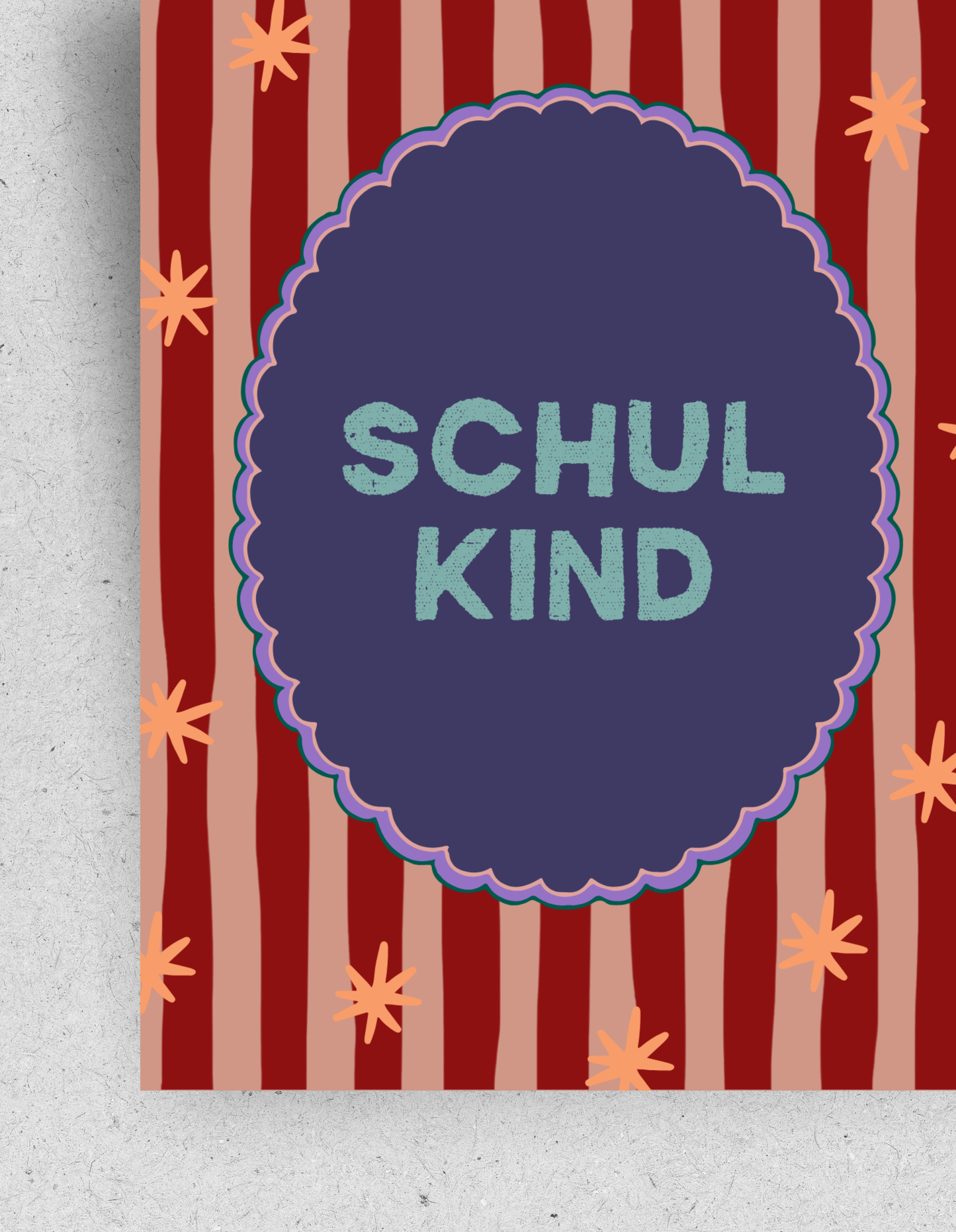 Postkarte "Schulkind"