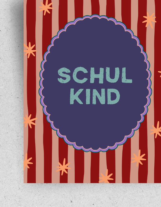 Postkarte "Schulkind"