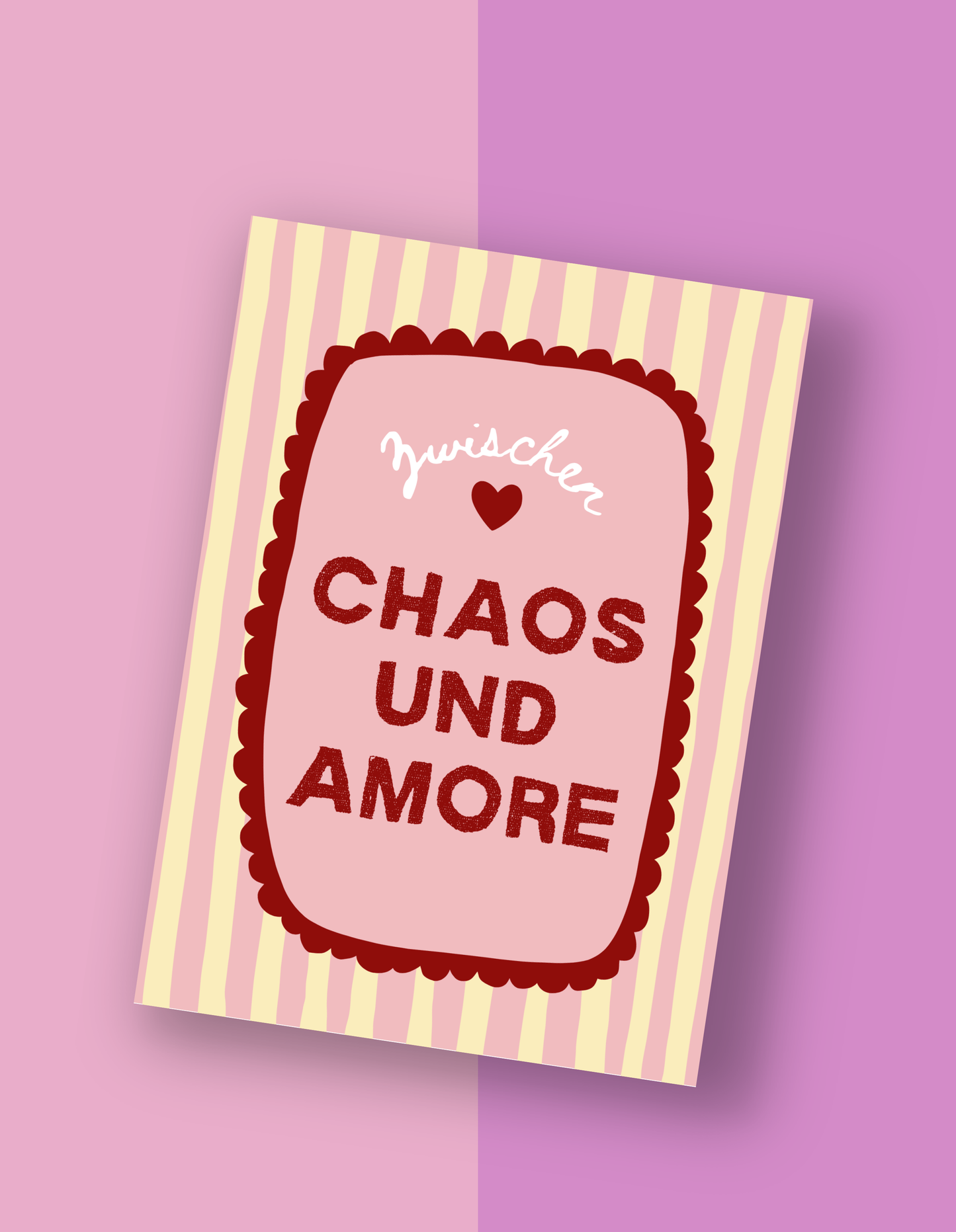 Postkarte "Zwischen Chaos und Amore"