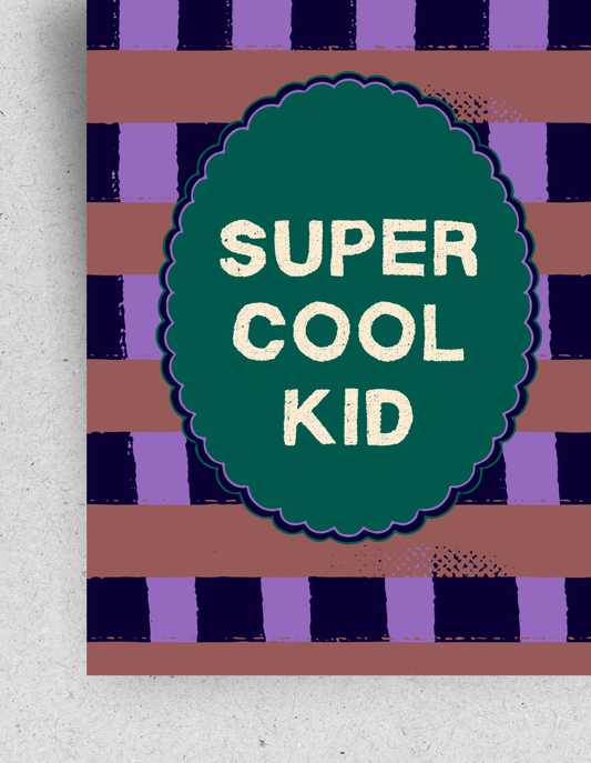 Postkarte "Super Cool Kid"