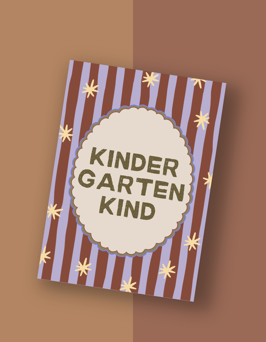Postkarte "Kindergartenkind"