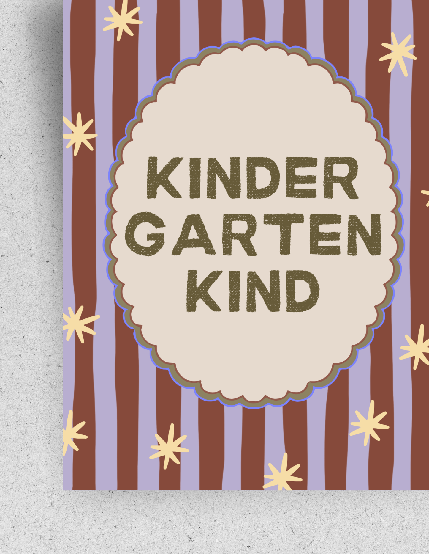 Postkarte "Kindergartenkind"