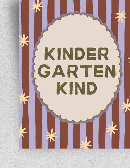 Postkarte "Kindergartenkind"