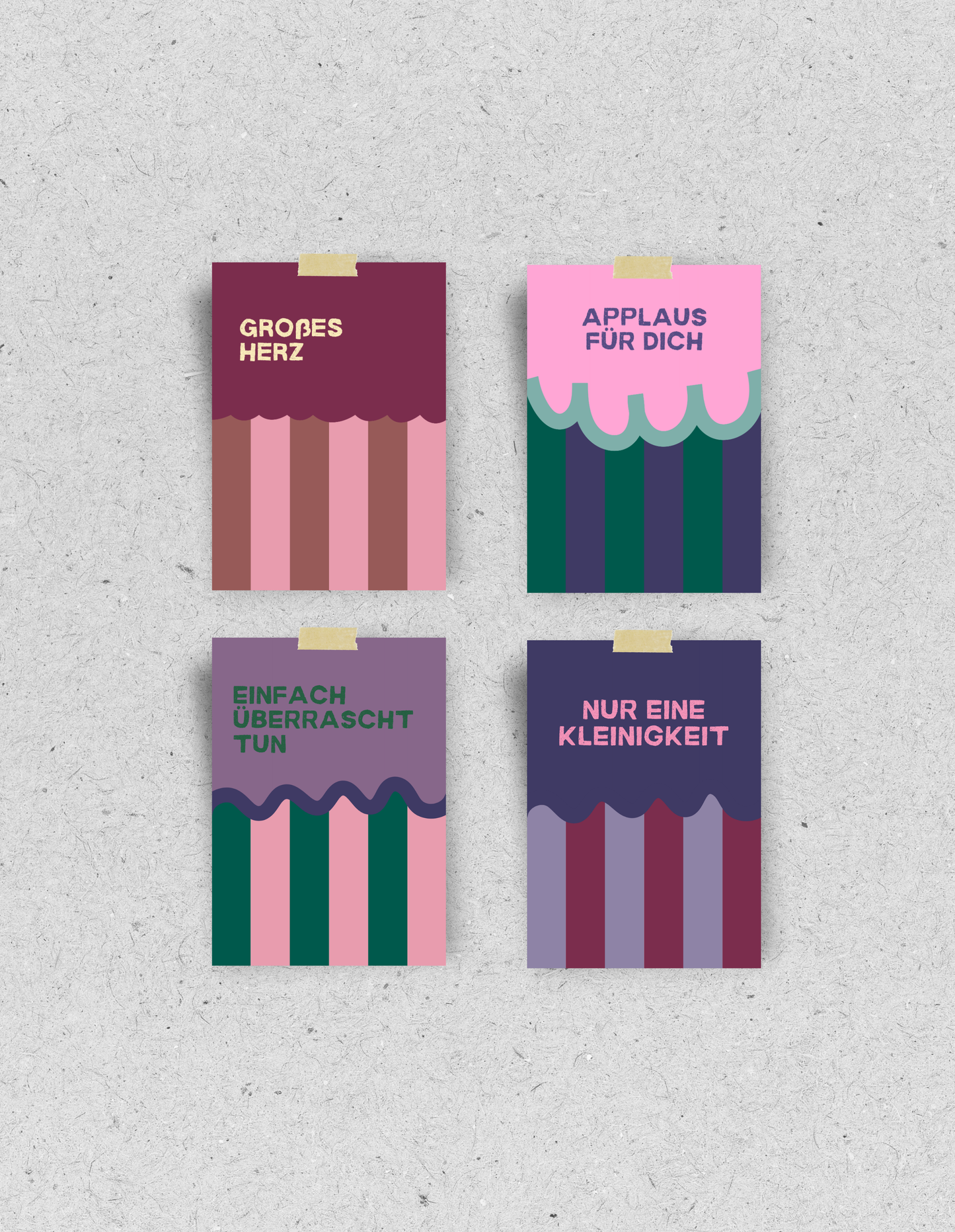 Postkarte "Applaus für dich"