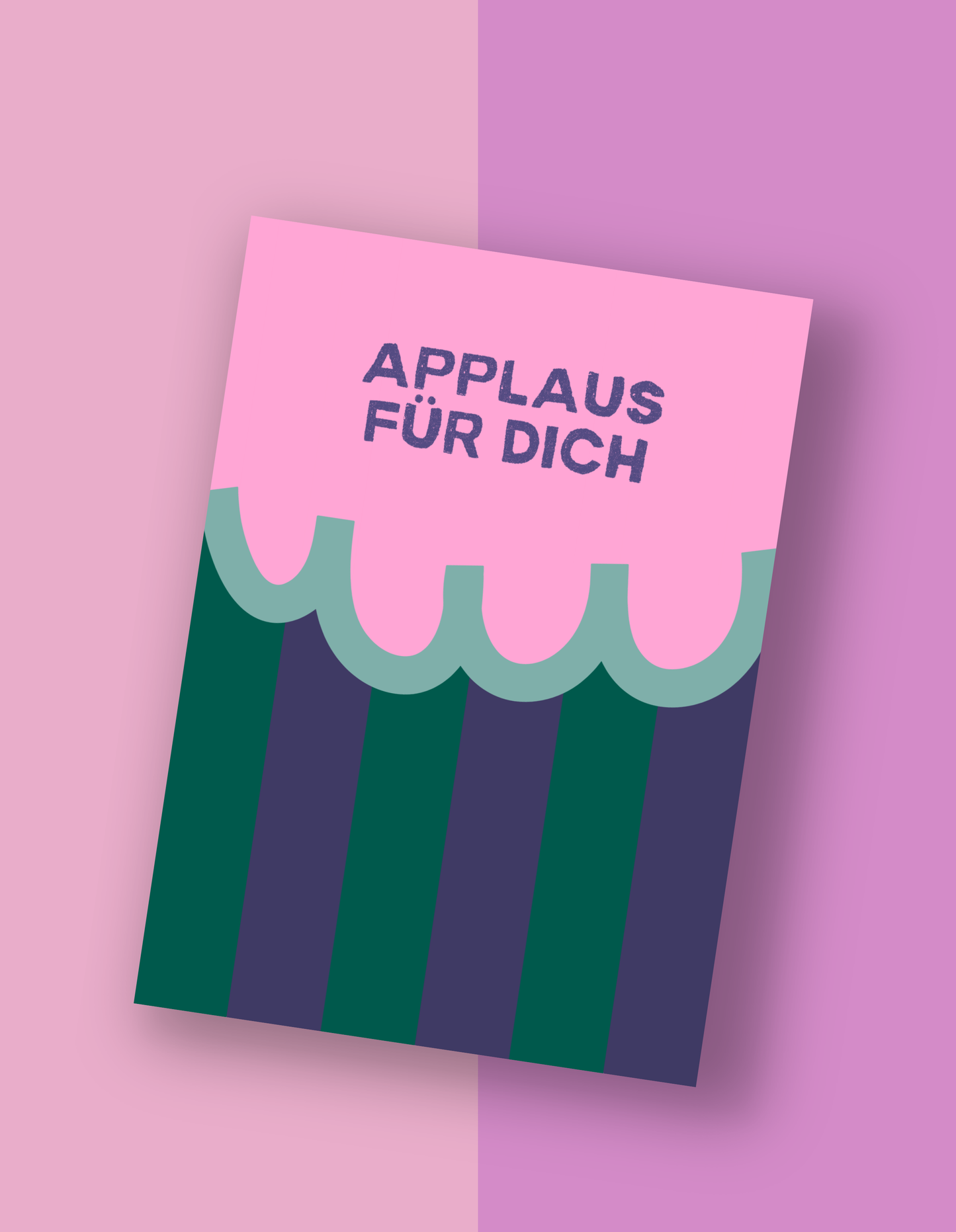 Postkarte "Applaus für dich"