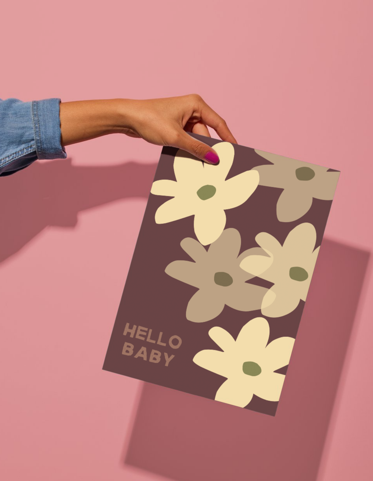 Postkarte "Hello Baby"
