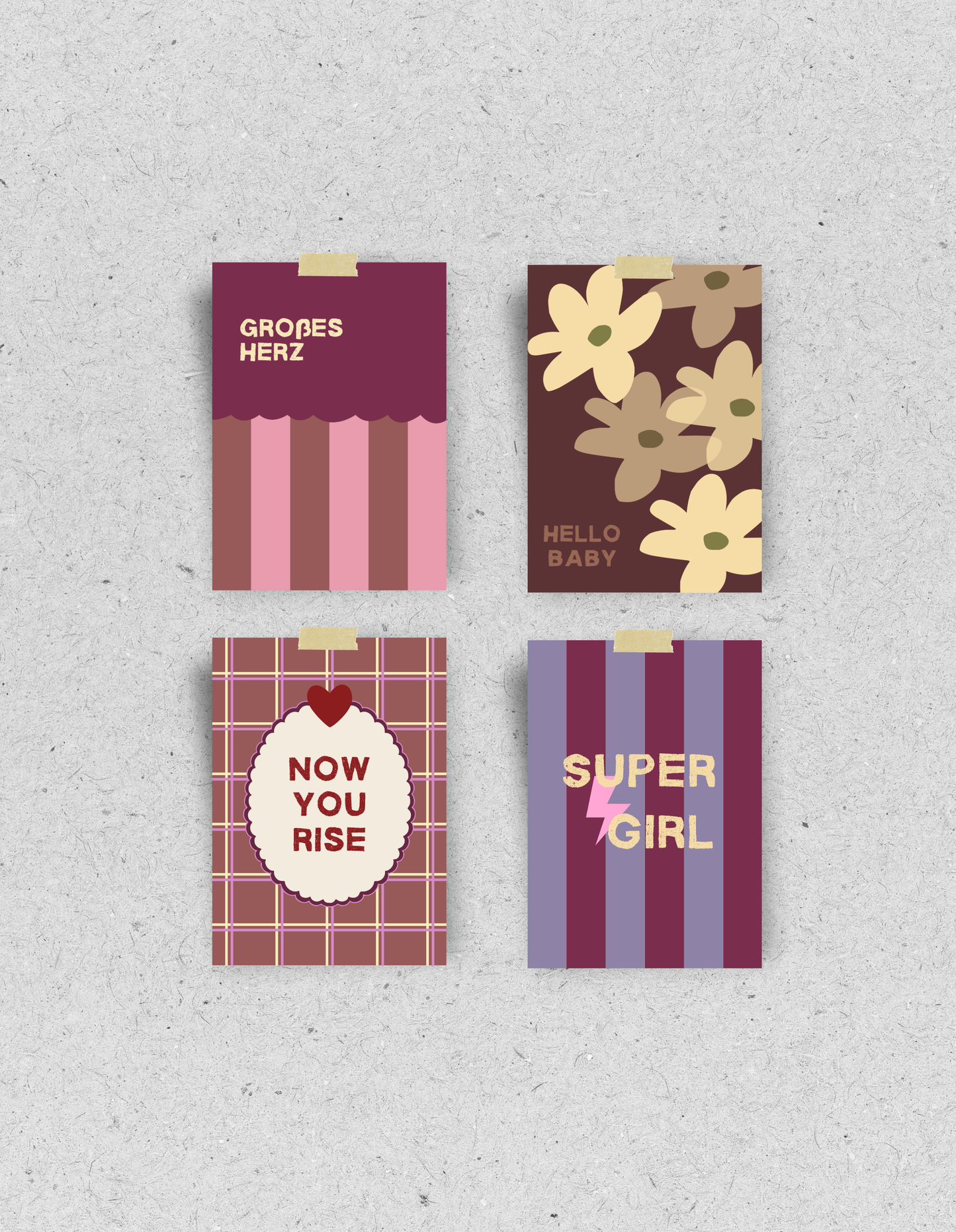 Postkarte "Hello Baby"