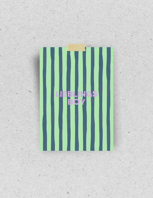 Postkarte "Lieblingsboy"