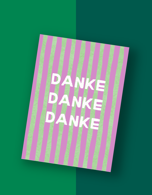 Postkarte "Danke"