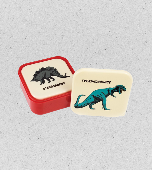 Snack Boxen "Dinos" | 3 Stück | BPA-freier Kunststoff