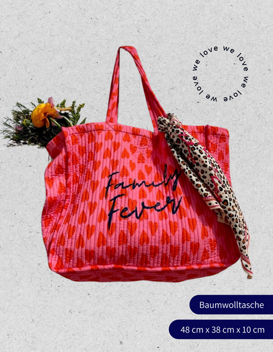 Family Bag | Herzen | pink