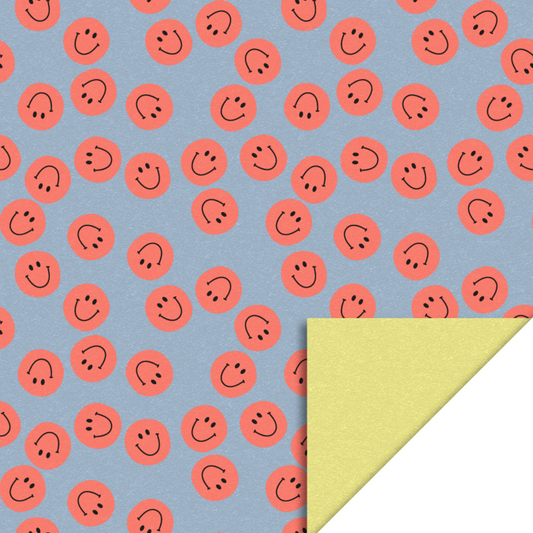 Flachbeutel "Smileys" | 2 Größen | 5 Stück pro Set