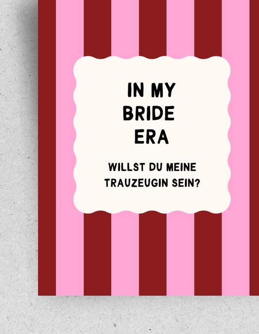 Postkarte "In my bride era" | Recyclingpapier