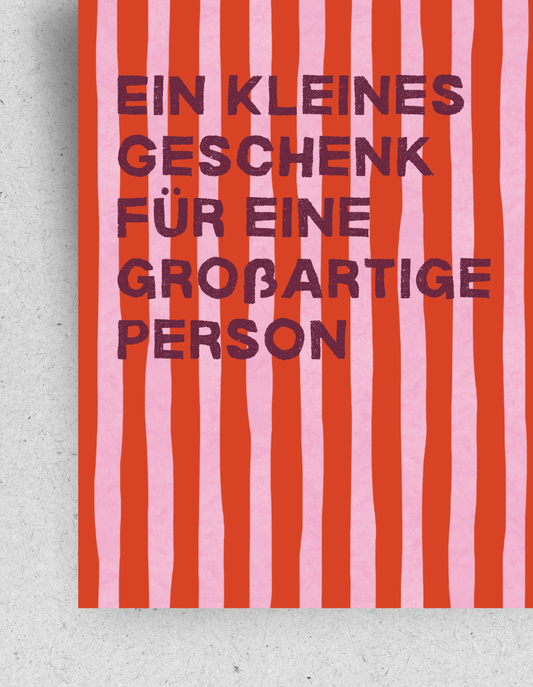 Postkarte "Eine Kleinigkeit"