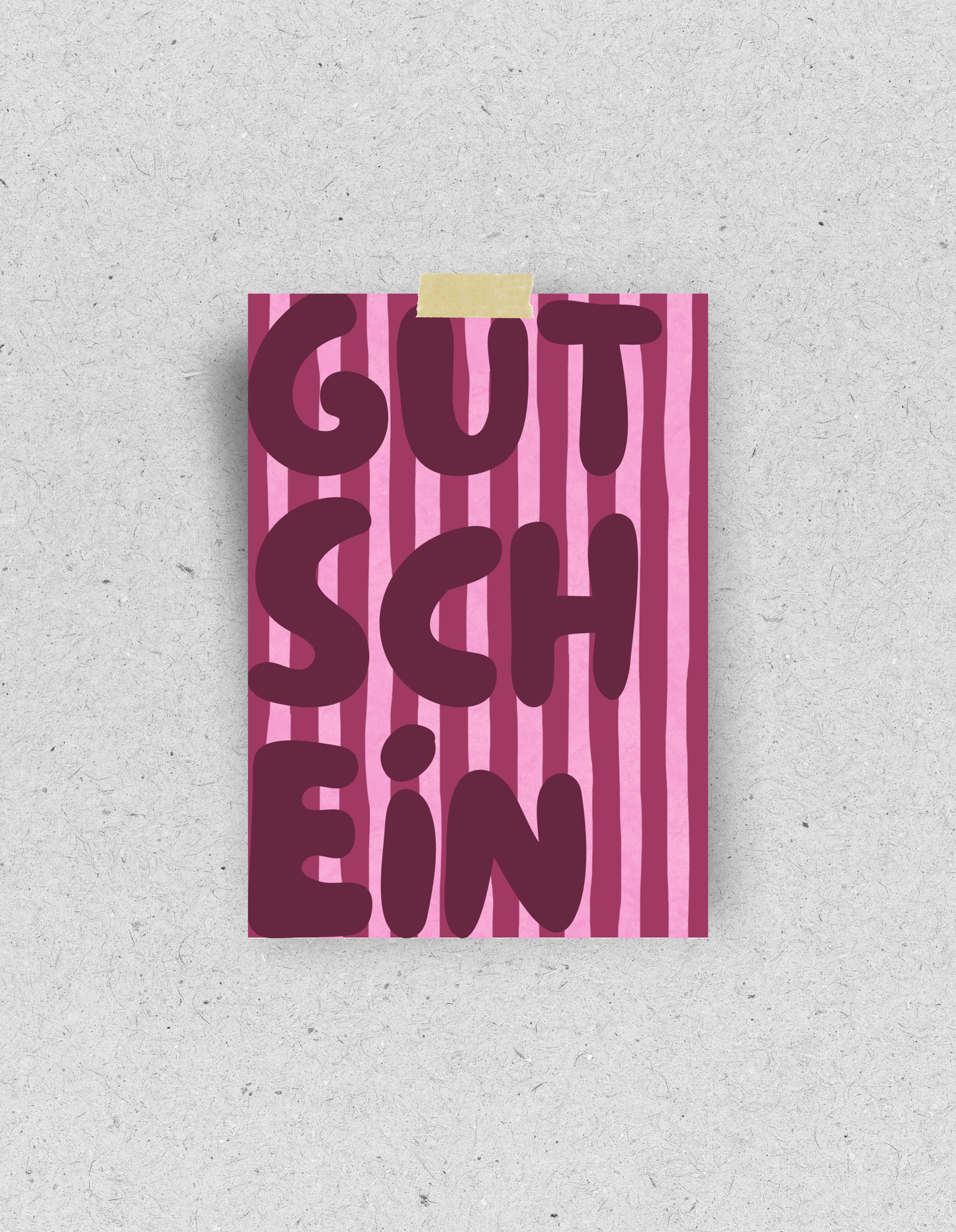 Postkarte "Gutschein" | Recyclingpapier