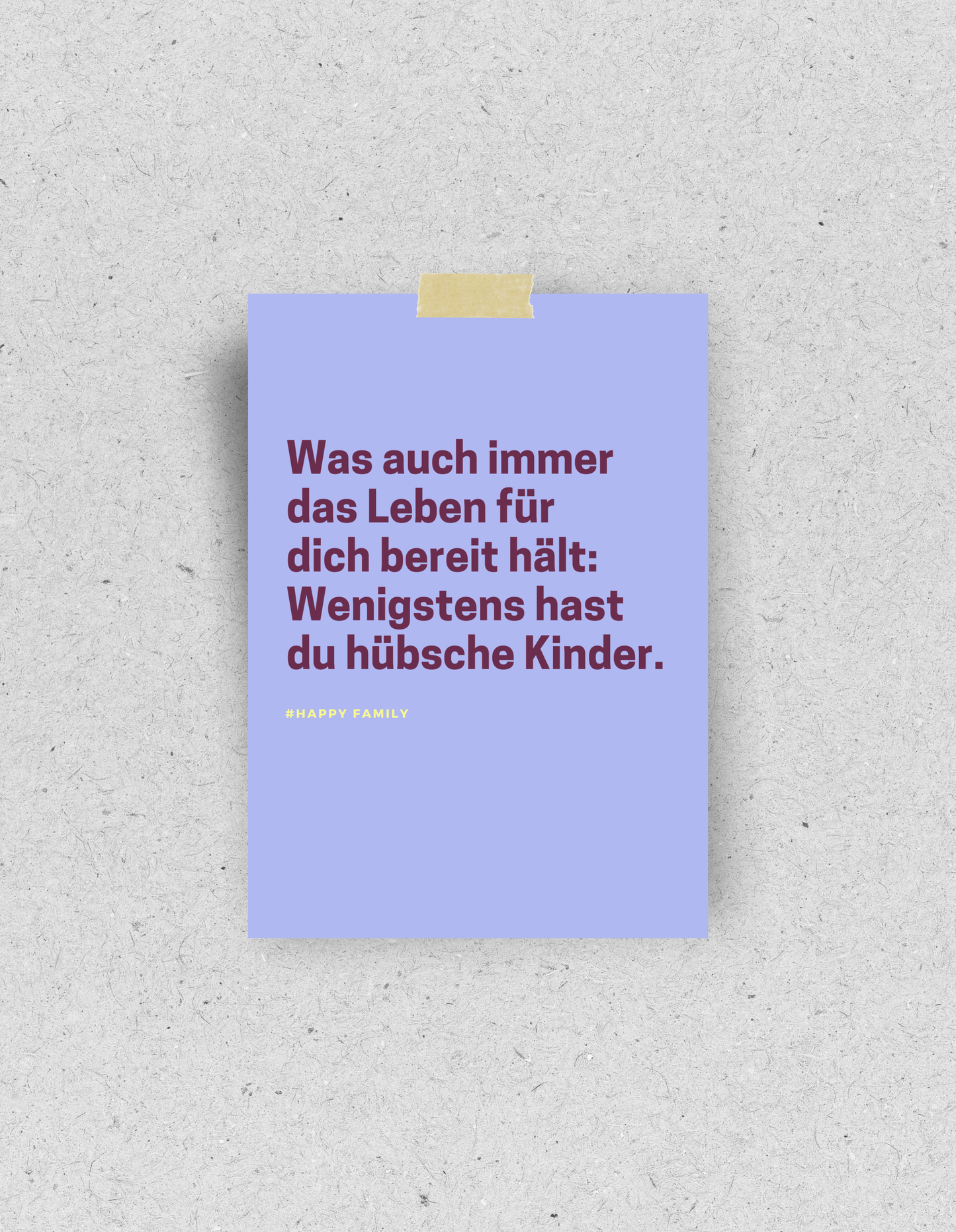 Postkarte "Happy Family"