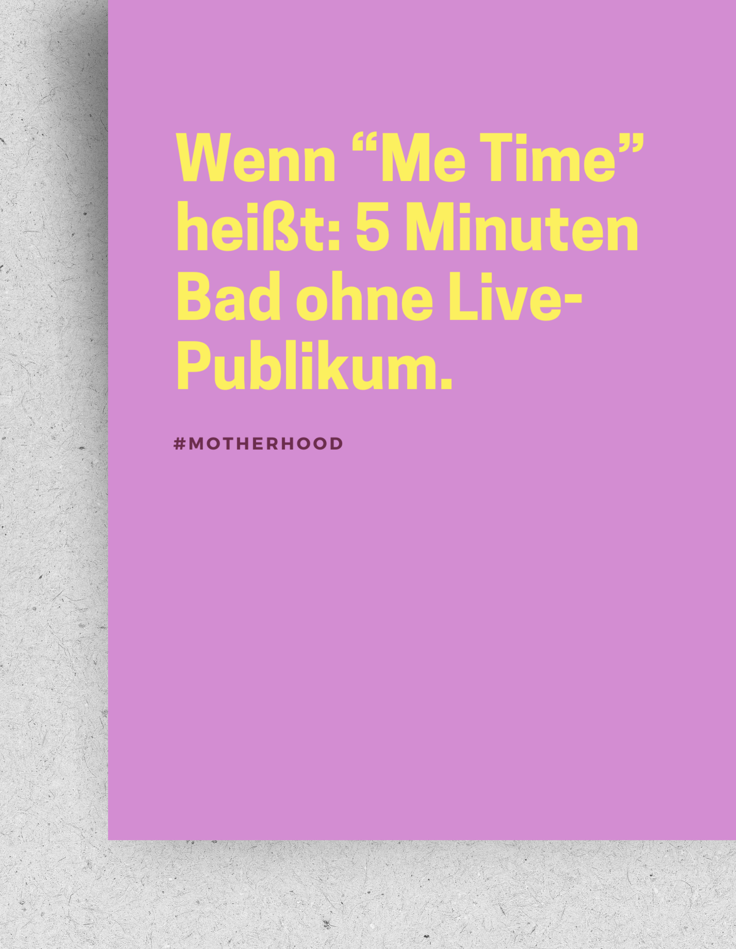 Postkarte "Me time"