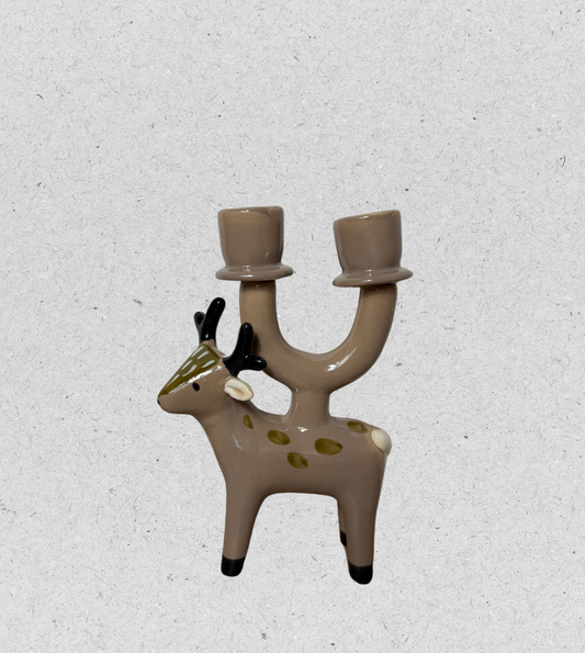 Kerzenhalter | Rentier| 21x13 cm