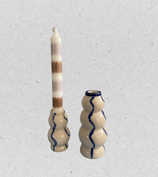 Kerzenhalter | Smile | Blau | groß