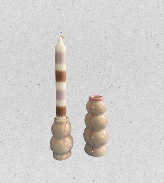 Kerzenhalter | Smile | Rosa | groß