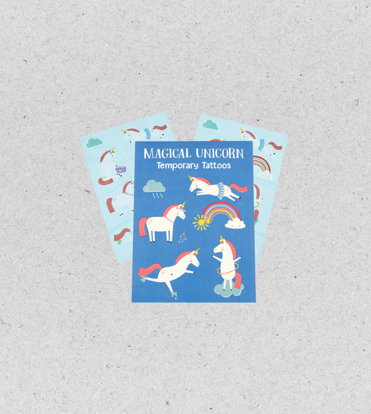 Kids Tattoo "Einhörner" | 12 Stück