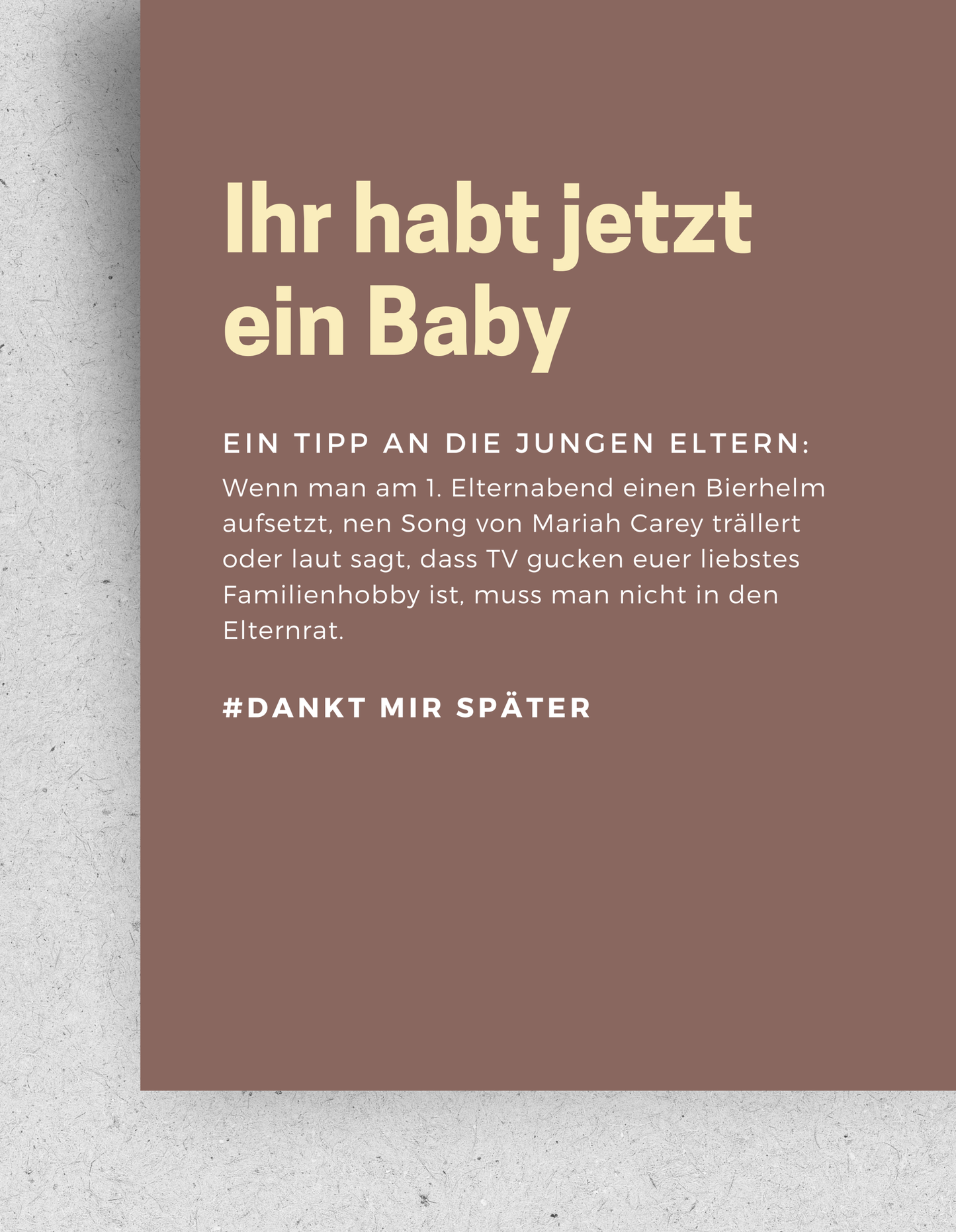 Lustige Geburtskarte