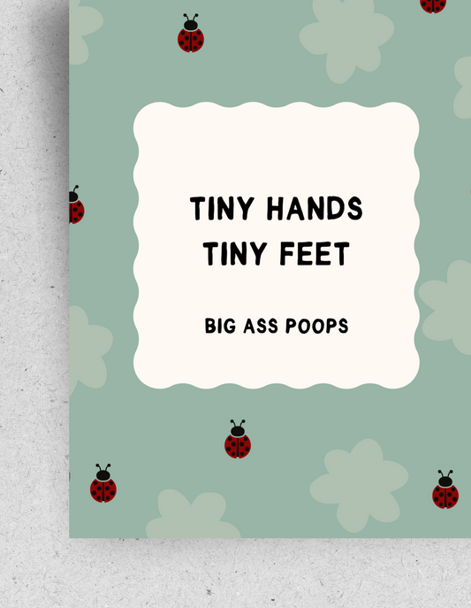 Postkarte "Big ass poops" | Recyclingpapier