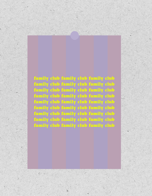 FineArt Print "Family Club" | Poster 30x40cm