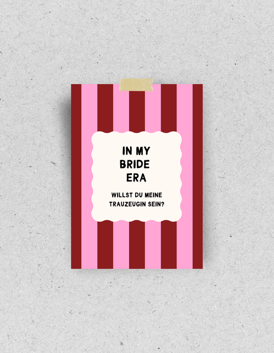 Postkarte "In my bride era" | Recyclingpapier